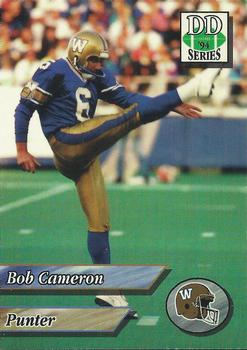 1994 Double D Winnipeg Blue Bombers #4 Bob Cameron Front