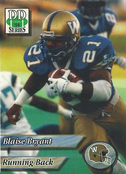 1994 Double D Winnipeg Blue Bombers #5 Blaise Bryant Front