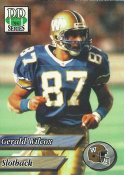 1994 Double D Winnipeg Blue Bombers #6 Gerald Wilcox Front