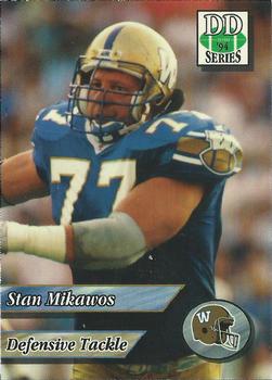 1994 Double D Winnipeg Blue Bombers #10 Stan Mikawos Front