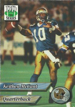 1994 Double D Winnipeg Blue Bombers #15 Keithen McCant Front