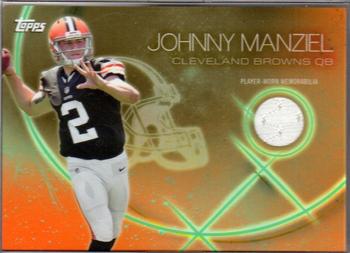 2014 Topps - Relics Green #2 Johnny Manziel Front
