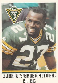 1993 Green Bay Packers Police - Valley Bank of Hortonville #14 Terrell Buckley Front