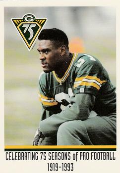 1993 Green Bay Packers Police - Outagamie County Sheriff's Dept. #8 George Teague Front