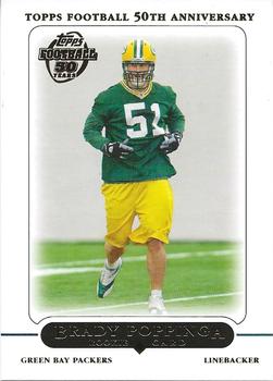 2005 Topps - Green Bay Packers #3 Brady Poppinga Front