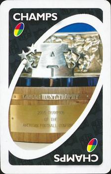 2006 UNO AFC Edition #CHAMPS Lamar Hunt Trophy Front