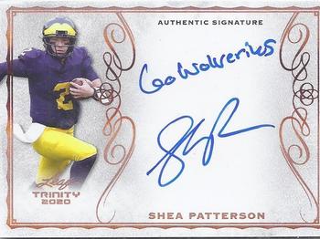 2020 Leaf Trinity #A-SP1 Shea Patterson Front