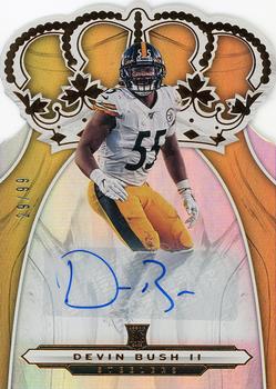 2019 Panini Chronicles - Crown Royale Rookie Auto #CR-12 Devin Bush II Front