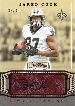 2019 Panini Chronicles - Signature Series Red #SS55 Jared Cook Front
