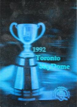 1992 Arena CFL Hologram #NNO Grey Cup Front