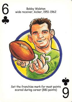2005 Hero Decks Philadelphia Eagles Football Heroes Playing Cards #6♣ Bobby Walston Front