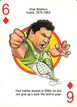 2005 Hero Decks Philadelphia Eagles Football Heroes Playing Cards #6♦ Stan Walters Front