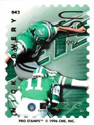 1996 Chris Martin Enterprises Pro Stamps #042 Nick Lowery Front