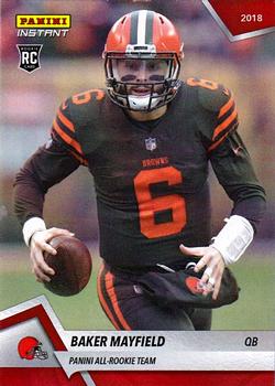 2018 Panini Instant NFL - All-Rookie Team #1 Baker Mayfield Front