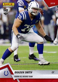 2018 Panini Instant NFL - All-Rookie Team #8 Braden Smith Front
