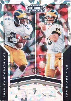 2020 Panini Contenders Draft Picks - Legacy Cracked Ice #4 Charles Woodson / Tom Brady Front