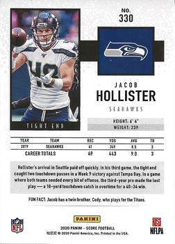 2020 Score - End Zone #330 Jacob Hollister Back