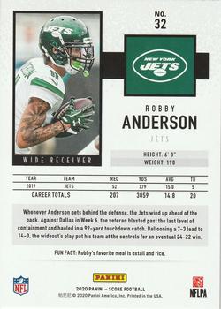 2020 Score - Red #32 Robby Anderson Back