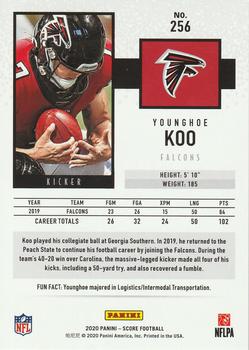 2020 Score - Red #256 Younghoe Koo Back