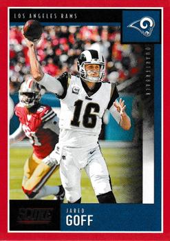 2020 Score - Red #301 Jared Goff Front