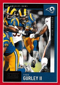 2020 Score - Red #302 Todd Gurley II Front
