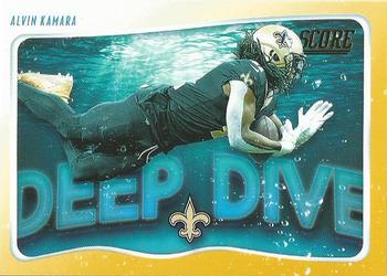 2020 Score - Deep Dive Gold #DD-AK Alvin Kamara Front