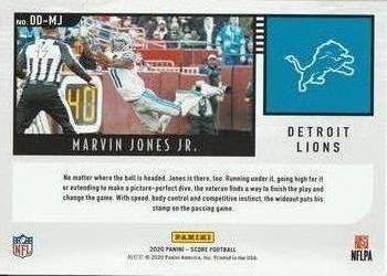 2020 Score - Deep Dive Red #DD-MJ Marvin Jones Jr. Back