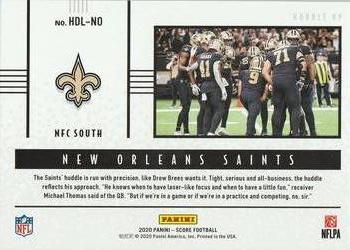 2020 Score - Huddle Up Gold #HDL-NO New Orleans Saints Back