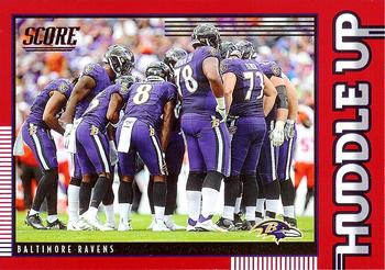 2020 Score - Huddle Up Red #HDL-BAL Baltimore Ravens Front