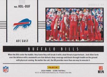 2020 Score - Huddle Up Red #HDL-BUF Buffalo Bills Back