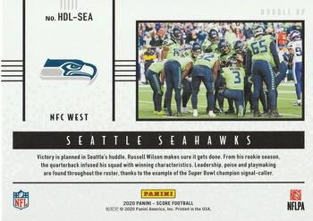 2020 Score - Huddle Up Red #HDL-SEA Seattle Seahawks Back