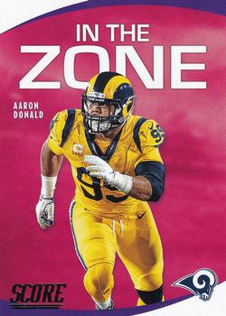 2020 Score - In the Zone #IZ-AD Aaron Donald Front