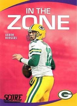2020 Score - In the Zone Gold #IZ-AR Aaron Rodgers Front