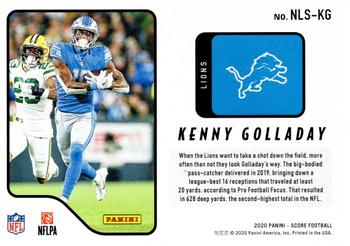2020 Score - Next Level Stats Gold #NLS-KG Kenny Golladay Back