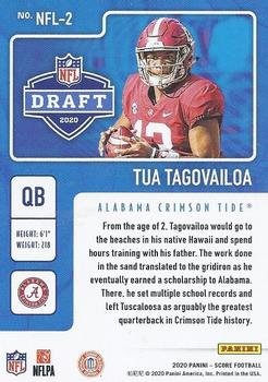 2020 Score - NFL Draft #NFL-2 Tua Tagovailoa Back