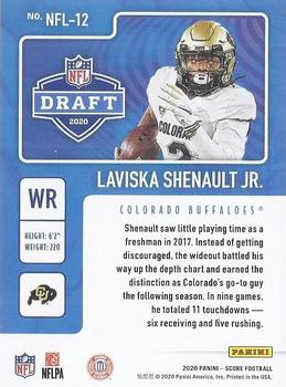 2020 Score - NFL Draft #NFL-12 Laviska Shenault Jr. Back