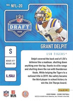 2020 Score - NFL Draft #NFL-20 Grant Delpit Back