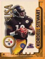 1998 Crown Pro Stamps #9 Kordell Stewart Front