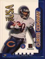 1998 Crown Pro Stamps #28 Curtis Conway Front