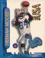 1998 Crown Pro Stamps #30 Herman Moore Front