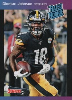 2019 Panini Instant NFL - Rated Rookie Retro #20 Diontae Johnson Front