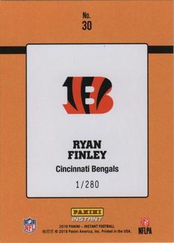 2019 Panini Instant NFL - Rated Rookie Retro #30 Ryan Finley Back