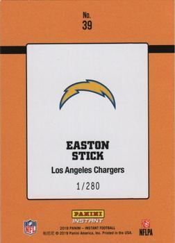 2019 Panini Instant NFL - Rated Rookie Retro #39 Easton Stick Back