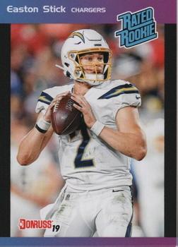 2019 Panini Instant NFL - Rated Rookie Retro #39 Easton Stick Front