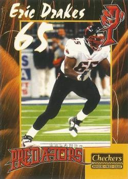 2000 Mercury Printers & Promotions Orlando Predators (AFL) #NNO Eric Drakes Front