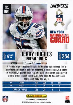 2015 Score Buffalo Bills #BB1 Jerry Hughes Back