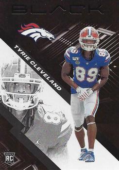 2020 Panini Black #196 Tyrie Cleveland Front