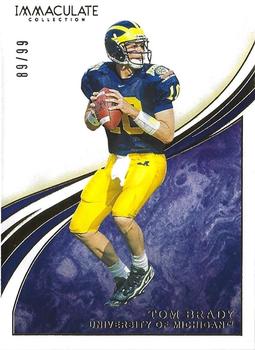 2020 Panini Immaculate Collection Collegiate #25 Tom Brady Front