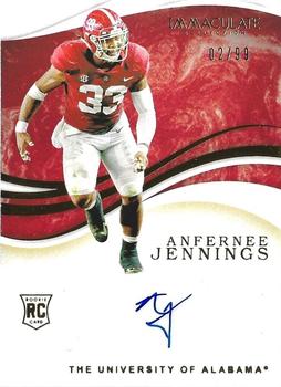 2020 Panini Immaculate Collection Collegiate #48 Anfernee Jennings Front