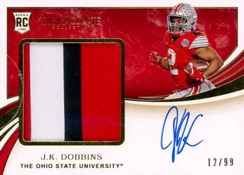 2020 Panini Immaculate Collection Collegiate #112 J.K. Dobbins Front